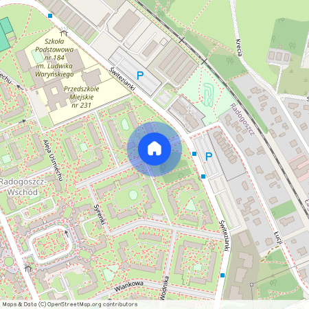 ul. Syrenki, Radogoszcz, Bałuty, Łódź, łódzkie