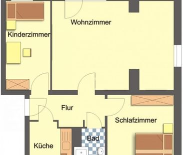 Wohnung, 3 Zimmer (71,4 m²) - Foto 1