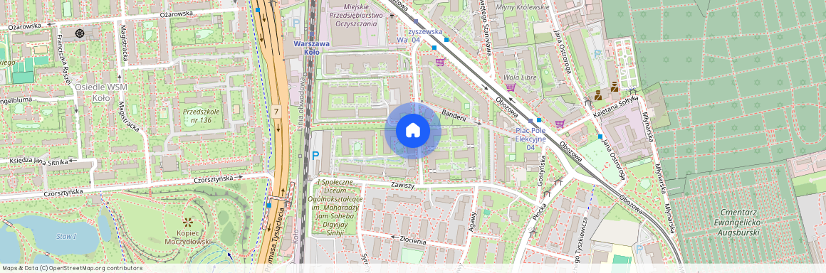 ul. Zawiszy, Młynów, Wola, Warszawa, mazowieckie