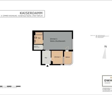 Pärchenapartement direkt am Kaiserdamm! - Photo 6