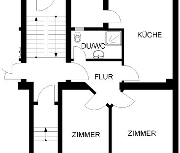 2-Zimmer Wohnung in Unteres Wehringhausen - Foto 1