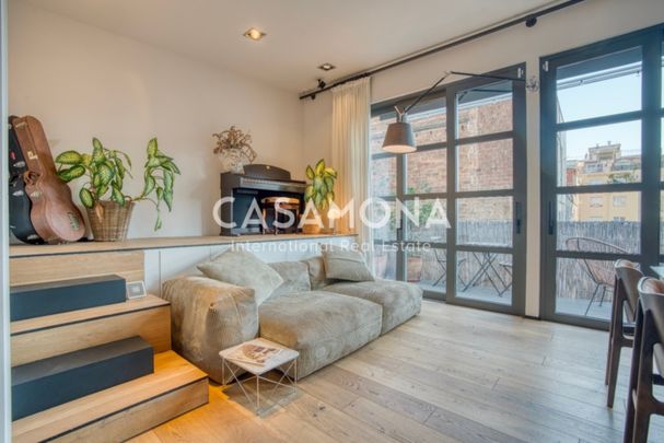 Stylish Renovated Studio with Private Terrace in Eixample Esquerra - Photo 1