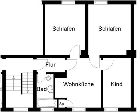 Etwas besonderes: interessante 3-Zimmer-Wohnung mit Terrasse - Foto 3