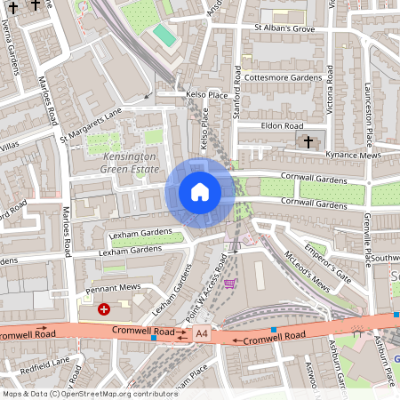 Cornwall Gardens Walk, SW7, Kensington, London, SW7