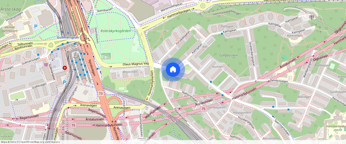 Olaus Magnus Väg 10, Hammarbyhöjden