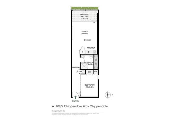 W1108/2 Chippendale Way, Chippendale NSW 2008 - Apartment For Rent | Domain - Photo 1