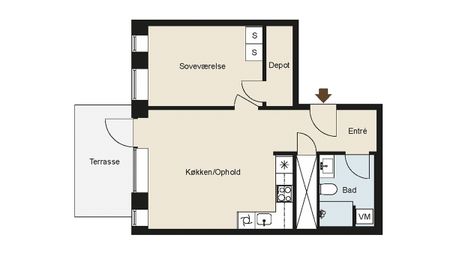 Hyggelig med egen terrasse - Foto 5