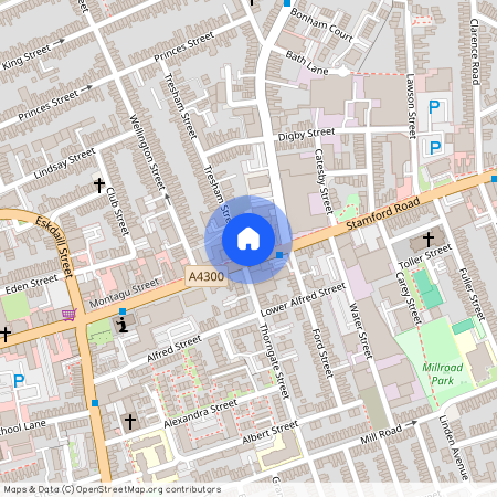 Studio to Rent in Montagu Street, Kettering, Northants, NN16