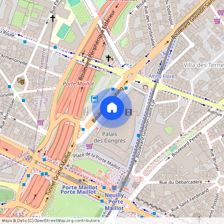 Appartement à louer boulevard Pershing, Paris 17ème