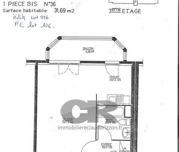 Location Appartement 1 pièce 32m² METZ 57000 - Photo 1