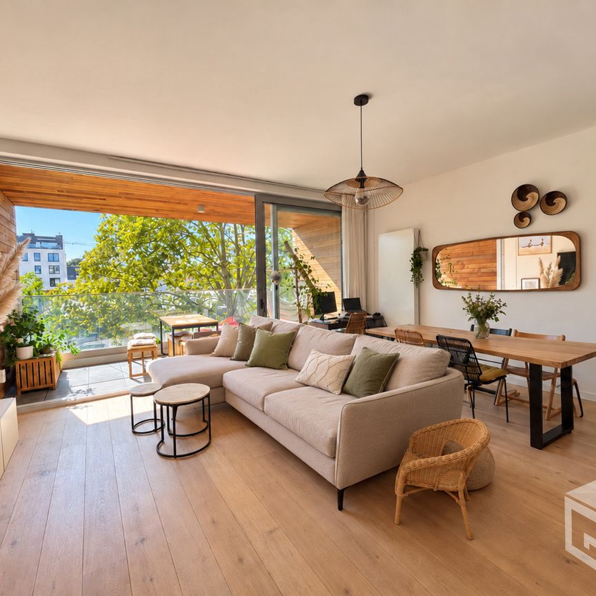 APPARTEMENT-3 CH. + TERRASSE + PARKING à 1190 Forest  Loyer: 2 100 € - Photo 1