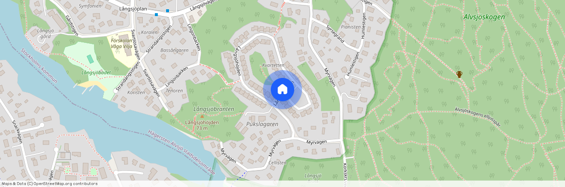 Långsjöhöjden, Älvsjö