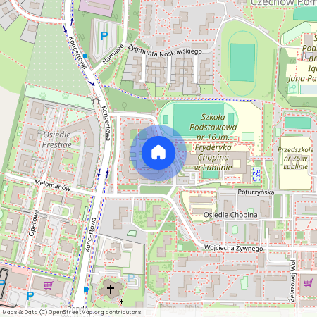 ul. Koncertowa, Czechów Północny, Lublin, lubelskie