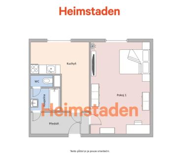 Pronájem bytu 1+1 39 m - Fotografie 2