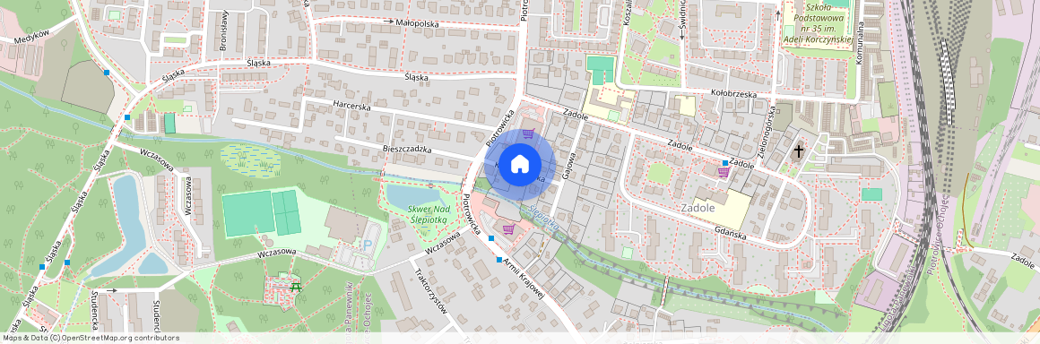 ul. Komandorska, Ligota-Panewniki, Katowice, śląskie