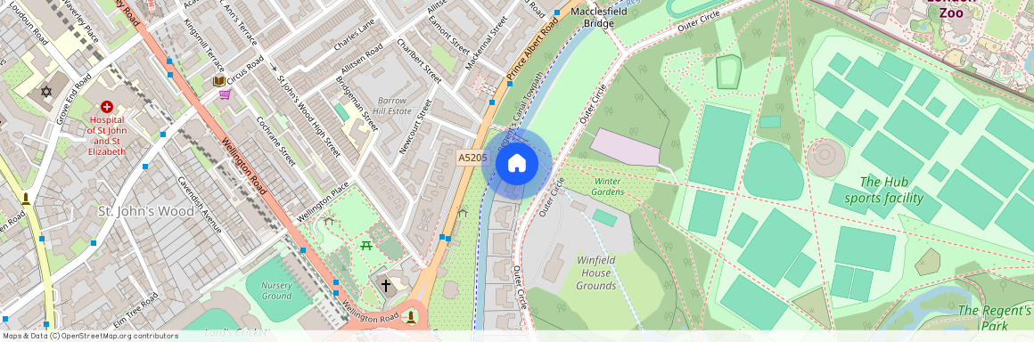 Prince Albert Road, St John's Wood, London, NW8