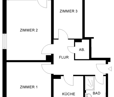 3 Zimmer Wohnung mit Loggia im 4. OG mit Aufzug - Photo 4