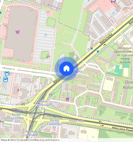 Kraków Czyżyny, Bieńczycka