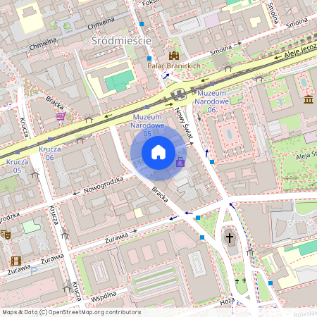 ul. Rysia, Śródmieście Południowe, Śródmieście, Warszawa, mazowieckie