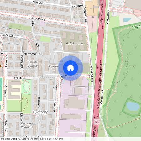 ul. Galaktyczna, Osowa, Gdańsk, pomorskie