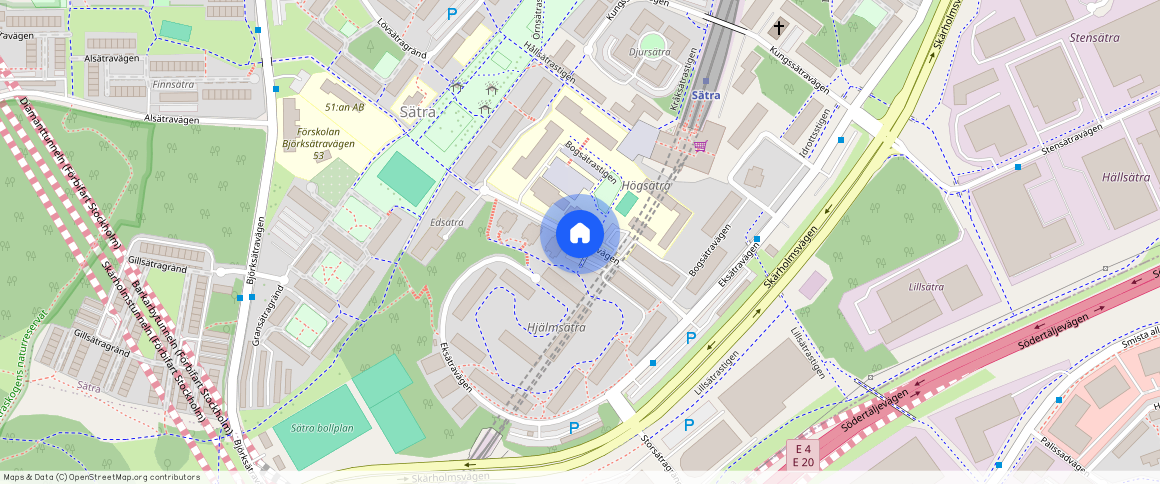 Bogsätravägen, Skärholmen