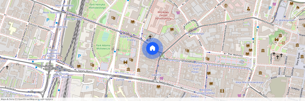 ul. Aleksandra Fredry, Centrum, Stare Miasto, Poznań, wielkopolskie