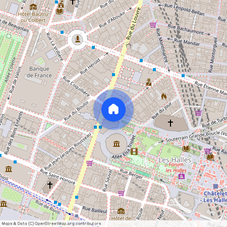 Rue Jean-Jacques Rousseau, Francja, Paris