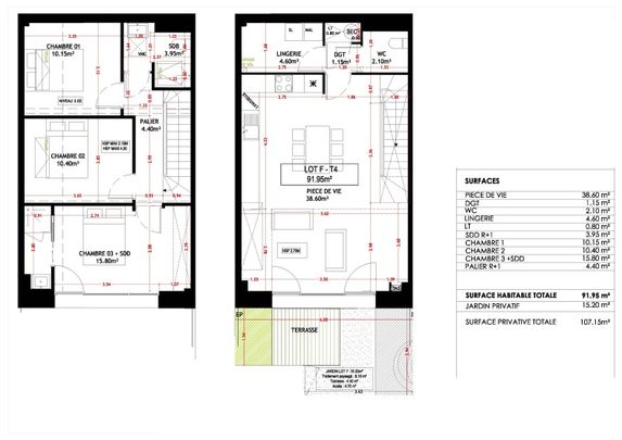 Location Appartement 4 pièces 91m² ROUBAIX 59100 - Photo 1