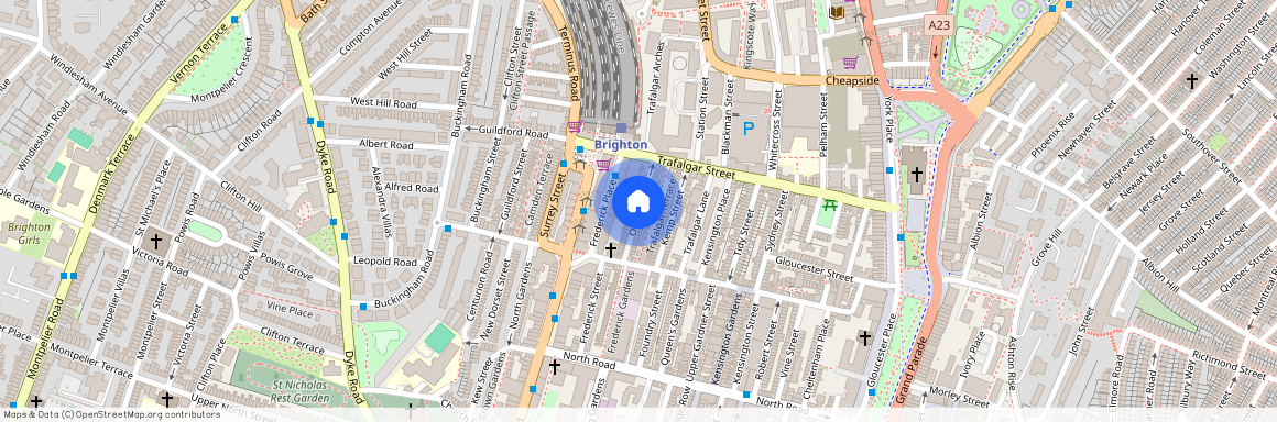 Over Street, Brighton, BN1