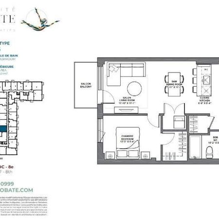 1 CH - 1 SDB - Montreal - $1,610 /mo - Photo 4
