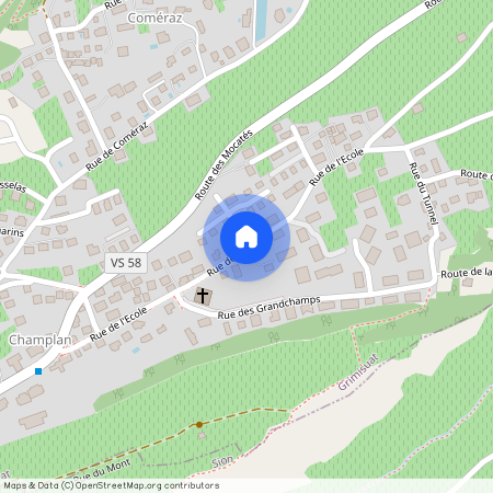 1971, Champlan, Rue de l'Ecole