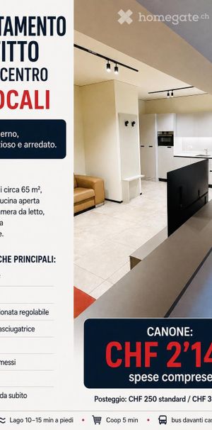 Elegante appartamento arredato 2,5 locali - centro di Lugano - Photo 1