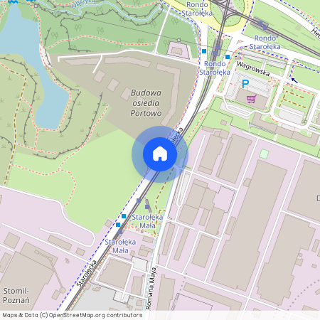 ul. Rataje, Starołęka Mała, Nowe Miasto, Poznań, wielkopolskie