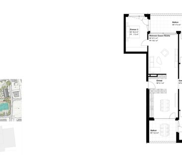 4.5 Zimmer, 117 m², 2. Stock - Foto 6