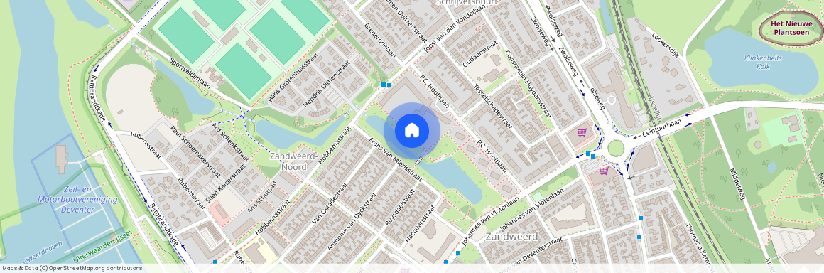 Schrijversbuurt, 7412 PL, P.C. Hooftlaan, Deventer