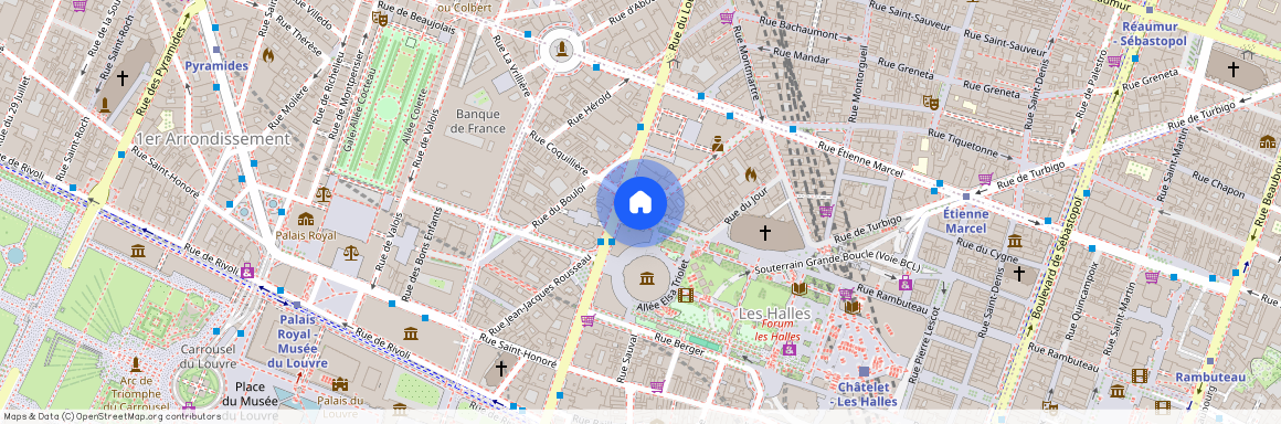 Rue Jean-Jacques Rousseau, Francja, Paris