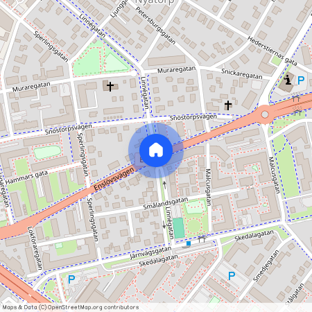 Enslövsvägen, Halmstad