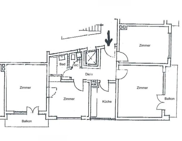 TAUSCHWOHNUNG 4 Zimmer in der Maxvorstadt gegen mind. 3 Zimmer - Photo 1