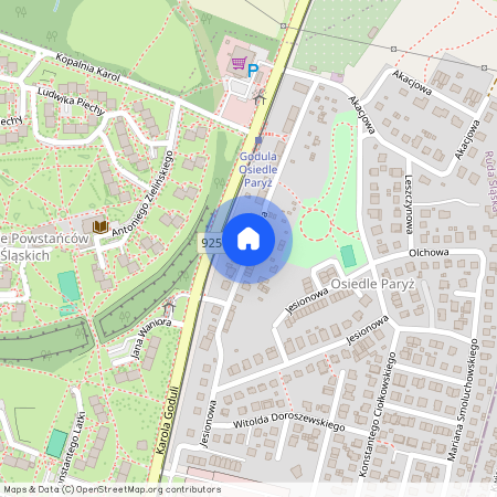 ul. Owocowa, Godula, Ruda Śląska, śląskie