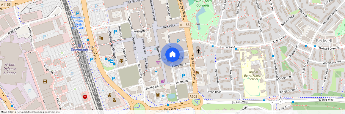 Town Centre, Market Place, Stevenage, Hertfordshire
