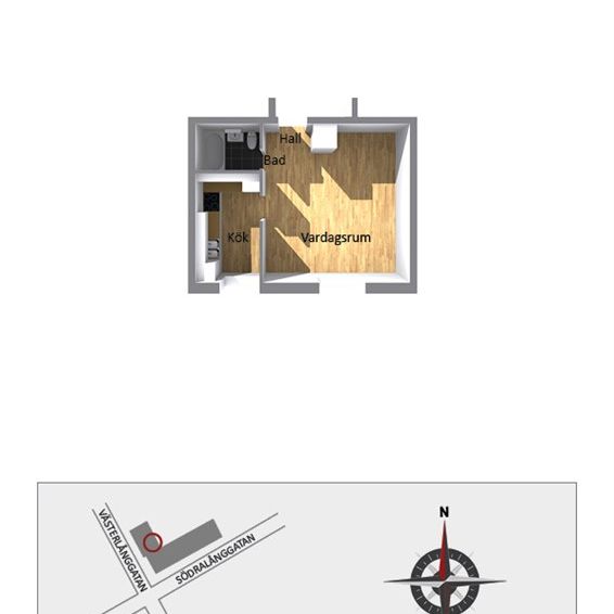 Västerlånggatan 23 D - Photo 2