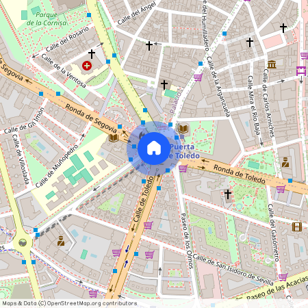 Glorieta de la Puerta de Toledo, Madrid, Community of Madrid 28005