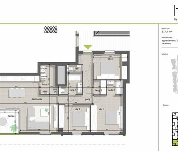 Ruim en lichtrijk appartement met open zicht en zonnig terras, in h... - Photo 4