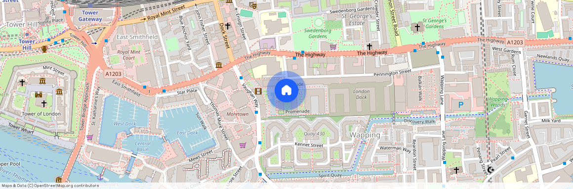 London, E1W