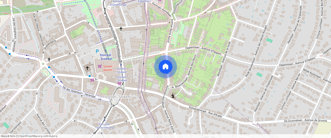 Avenue Reine Astrid, **, 1950, Kraainem