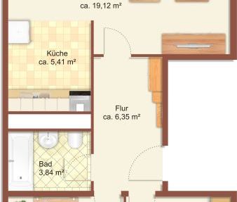 3-Raum-Wohnung in Chemnitz Helbersdorf - Foto 1