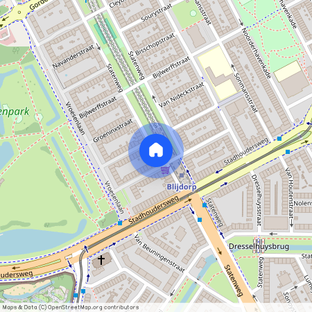 Blijdorp, 3039 HH, Statenweg, Rotterdam