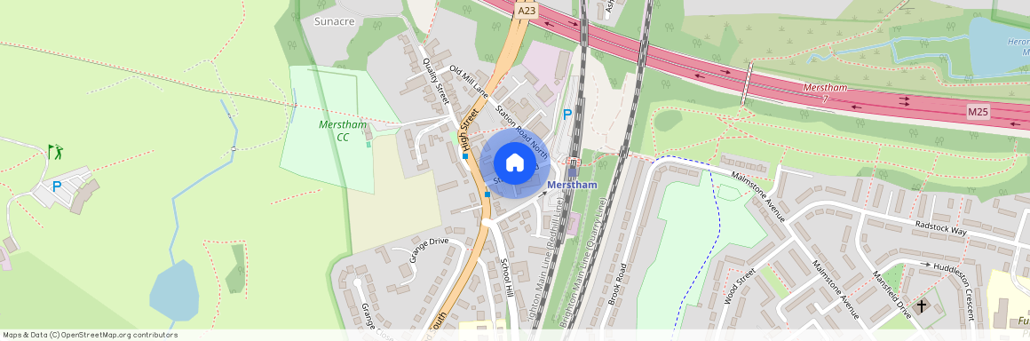 6 Sandown Court, 2 Elm Villas Stane Street, RH1 1BA, Station Road