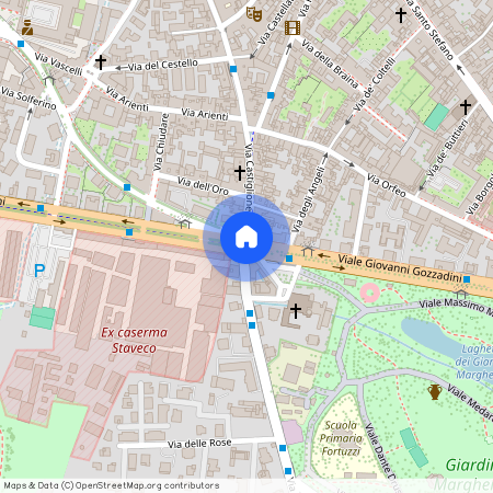 Via Castiglione, Bologna, Emilia-Romagna 40124