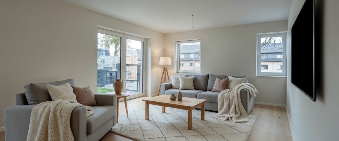 Erstbezug! Wunderschöne Erdgeschosswohnung nach modernsten Standards mit eigenem Garten! - Foto 1